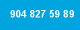 904 827 59 89 904 827 59 89